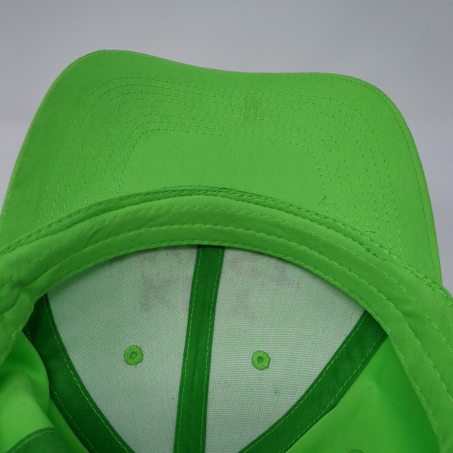 Key West Strapback Hat Green One Size Adjustable Solid 6 Panel