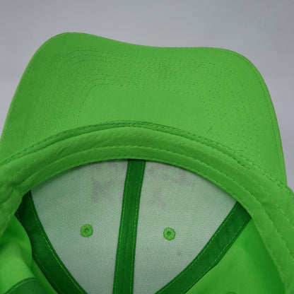 Key West Strapback Hat Green One Size Adjustable Solid 6 Panel