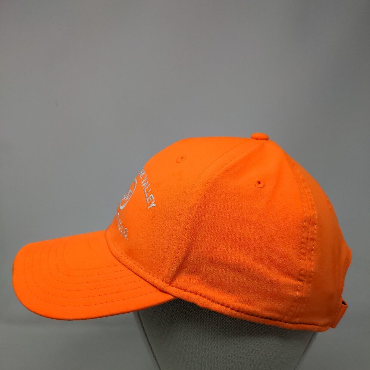 Roaring Fork Valley Coop Strapback Hat Orange OSFM Embroidered Otto