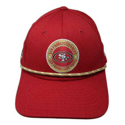 New Era NFL San Francisco 49ers Snapback Hat Red One Size Rope Patch 9SEVENTY