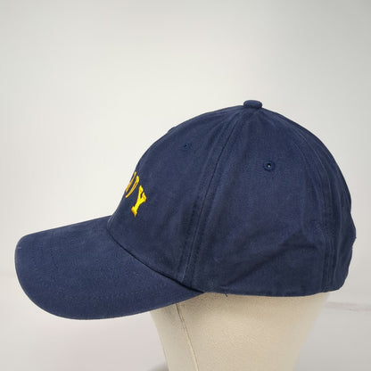 Oarsman 913 Baseball Cap Blue Yellow One Size Slideback Navy Embroidery hat