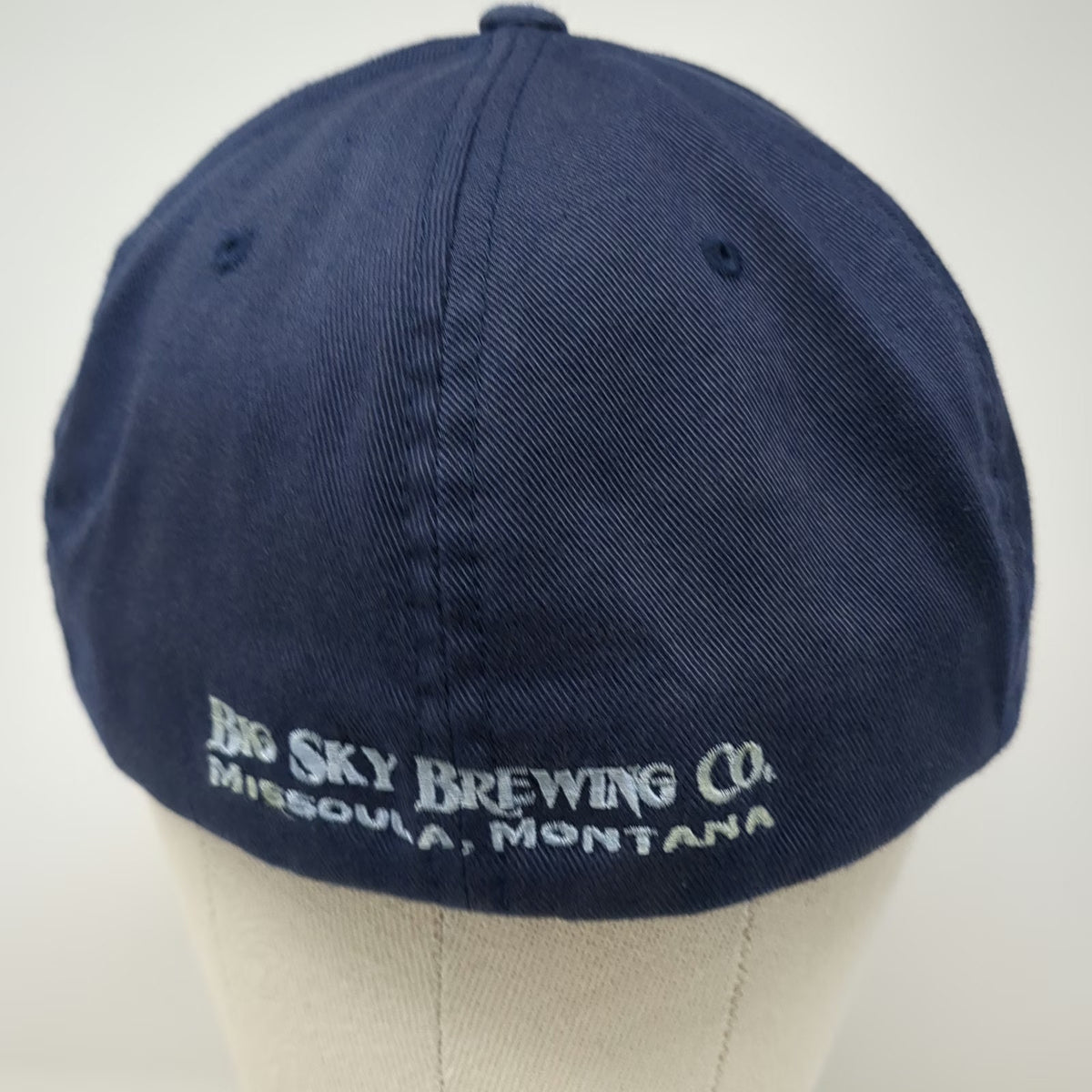 Flexfit Baseball Cap Blue XL Big Sky Brewing Co Drool Missoula Montana Hat