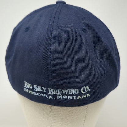 Flexfit Baseball Cap Blue XL Big Sky Brewing Co Drool Missoula Montana Hat