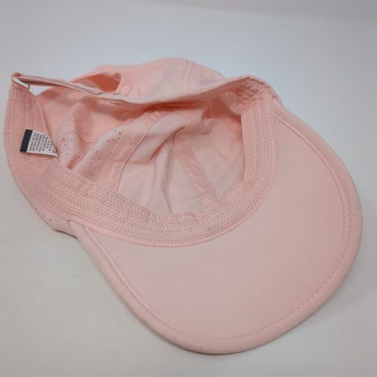 Layer 8 Running Cap Pink One Size Adjustable Breathable 6 Panel Blank