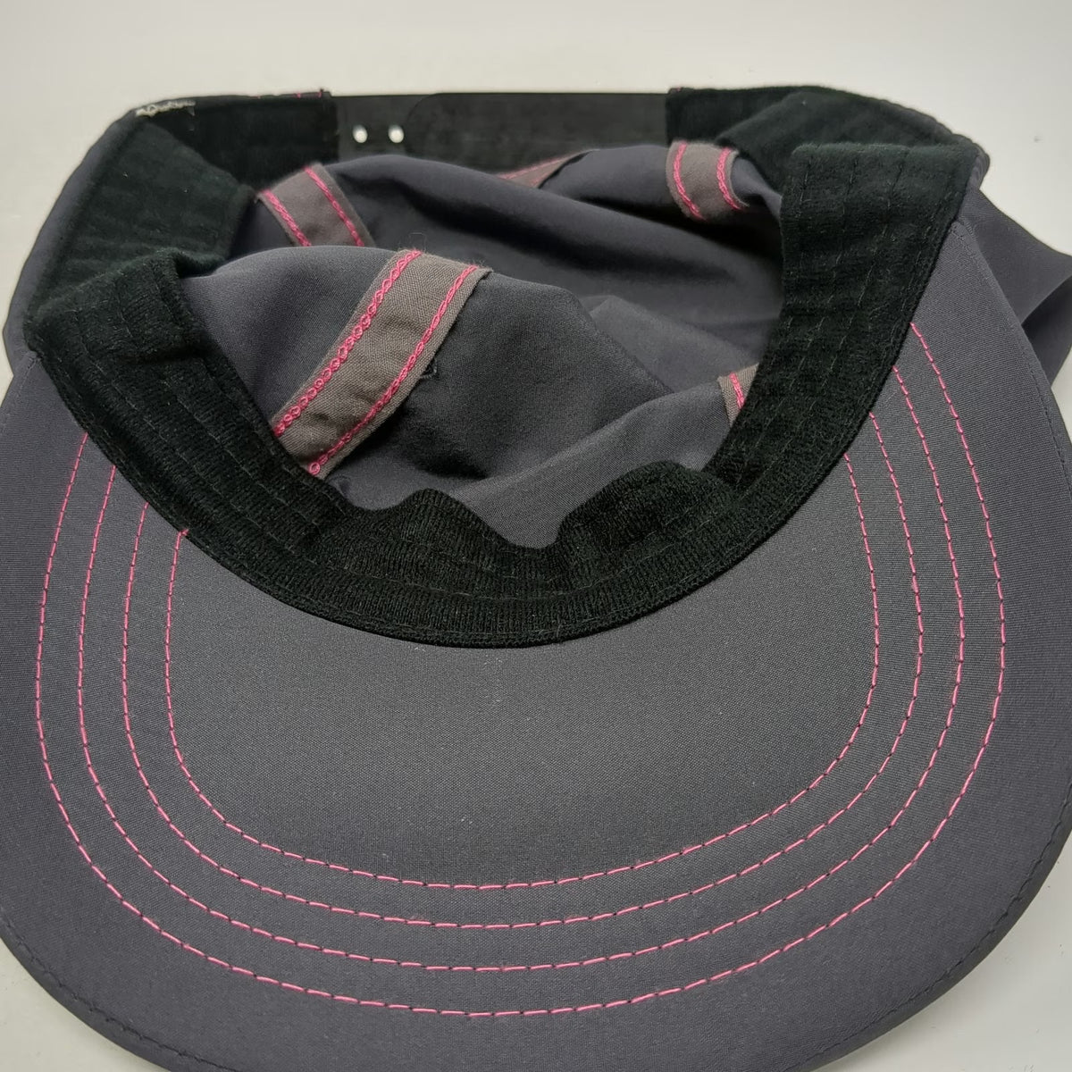 Fila Snapback Gray One Size Heart Ribbon Performance Contrast Stitching Hat