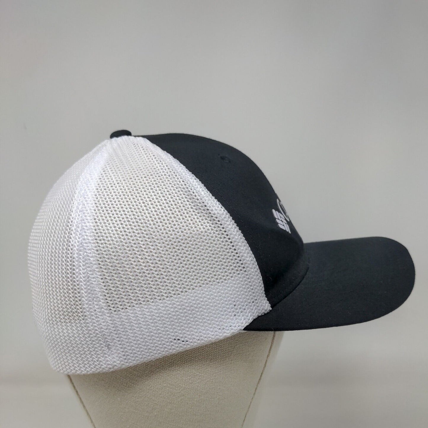 Columbia PFG Men's Fitted Hat Black Mississippi State Embroidered Logo