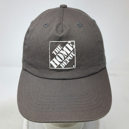Hit Wear 5 Panel Gray One Size Home Depot Strapback Cotton Hat Logo Square