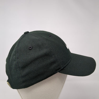 Nike Swoosh Strapback Hat Black One Size Adjustable 6 Panel Just Do It