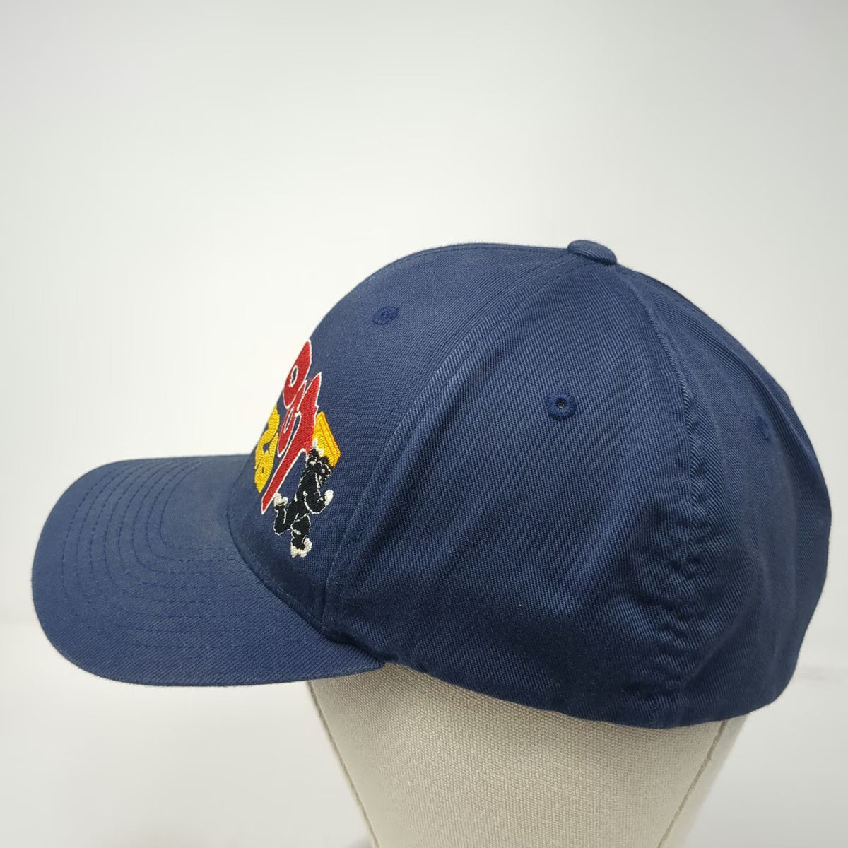 Port Authority Baseball Cap Blue XL Bigfoot Pizza Hut Promo Flexfit Graphic Hat