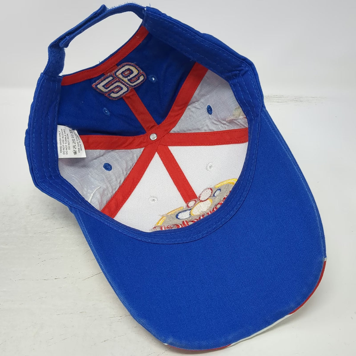 Wonder Bread Ricky Bobby 26 Talladega Nights Blue Flame Baseball Cap OSFM Hat