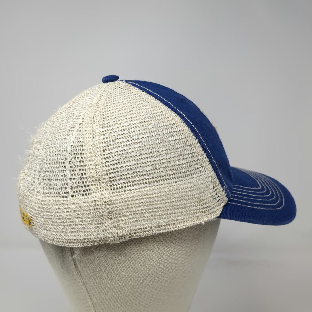 '47 Seattle Mariners MLB Blue Baseball Cap M Mesh Stretch Fit Trident Logo