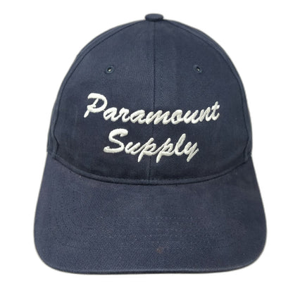 Richardson Baseball Cap Blue One Size Paramount Supply USA Flag Strapback Hat