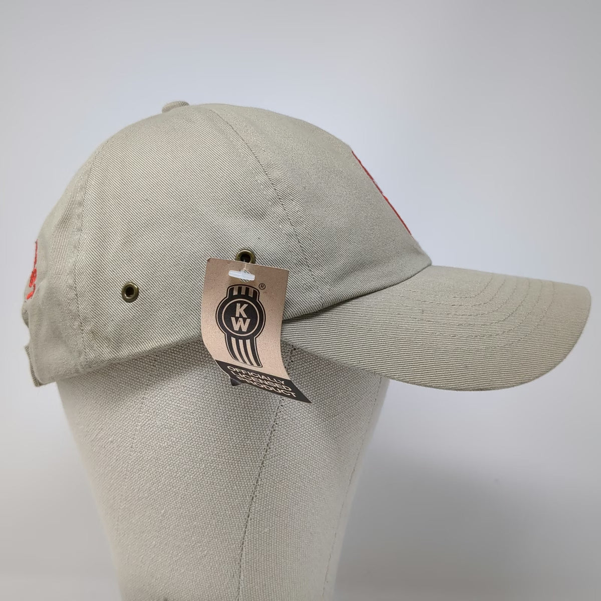 Cyrk Kenworth Baseball Cap Beige One Size Strapback The Worlds Best Logo Hat