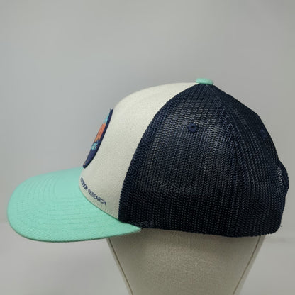 Outdoor Research Trucker Hat One Size White Blue Green Mesh Landscape Patch