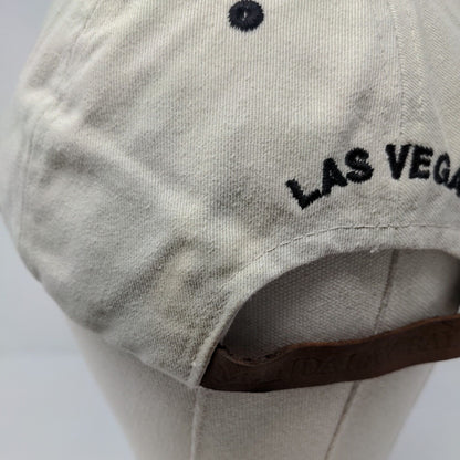 Mandalay Bay Las Vegas Slideback Hat Tan OSFA Adjustable Embroidered 6 Panel