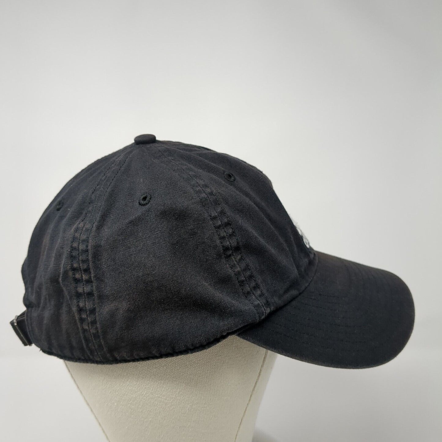 Adidas Aeroready Slideback Hat Black One Size 3 Stripes Logo Adjustable