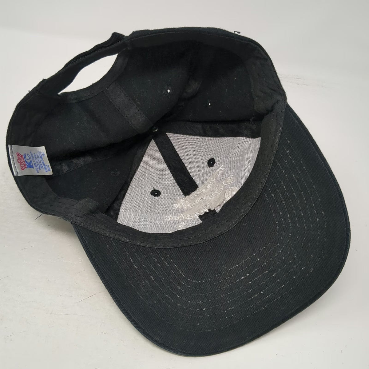KC Baseball Cap Black One Size Strapback Cotton Warwick Drive-In Theater Hat
