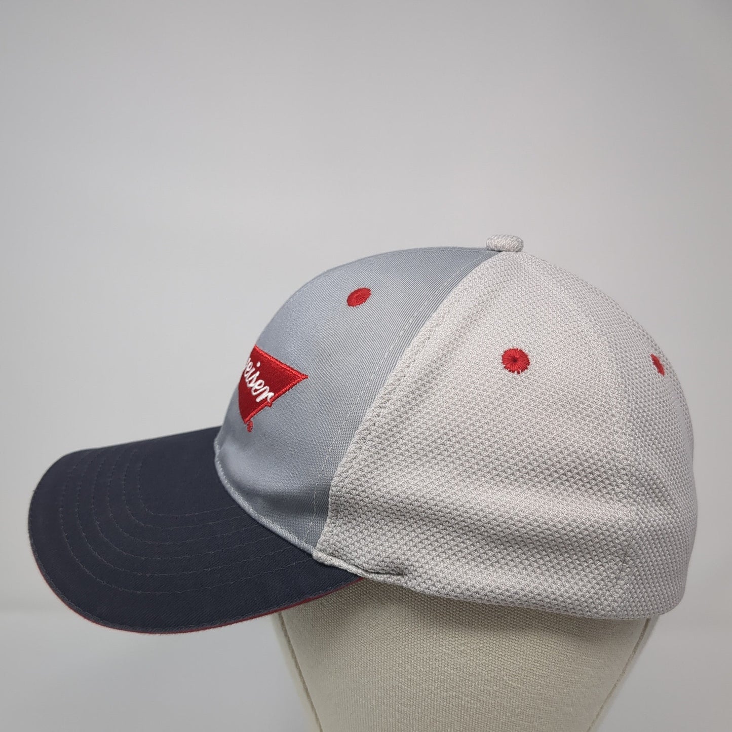 Budweiser Fitted Hat Gray Medium This Bud's For You K-Products Outdoor