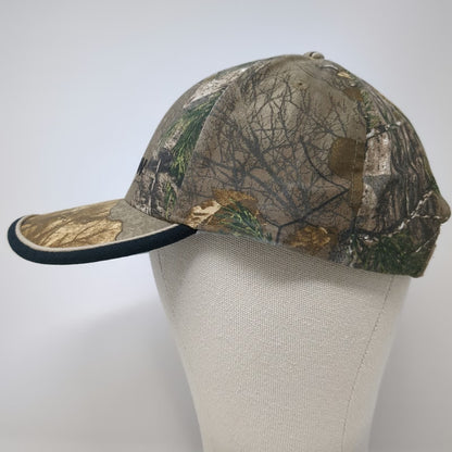 K-Products Emerson Hat Baseball Cap Brown One Size Camouflage Cotton Strapback
