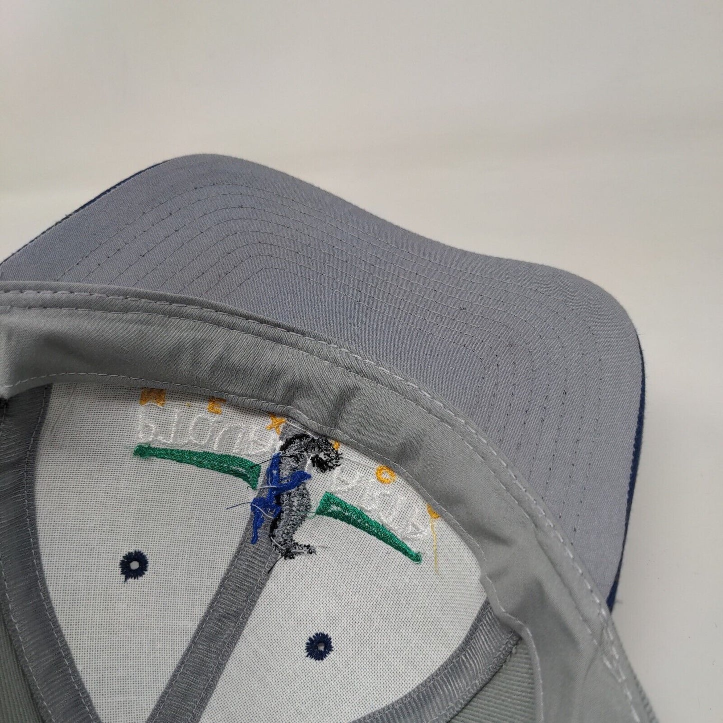 Pto. Vallarta Mexico Strapback Hat Gray One Size Embroidered 6 Panel