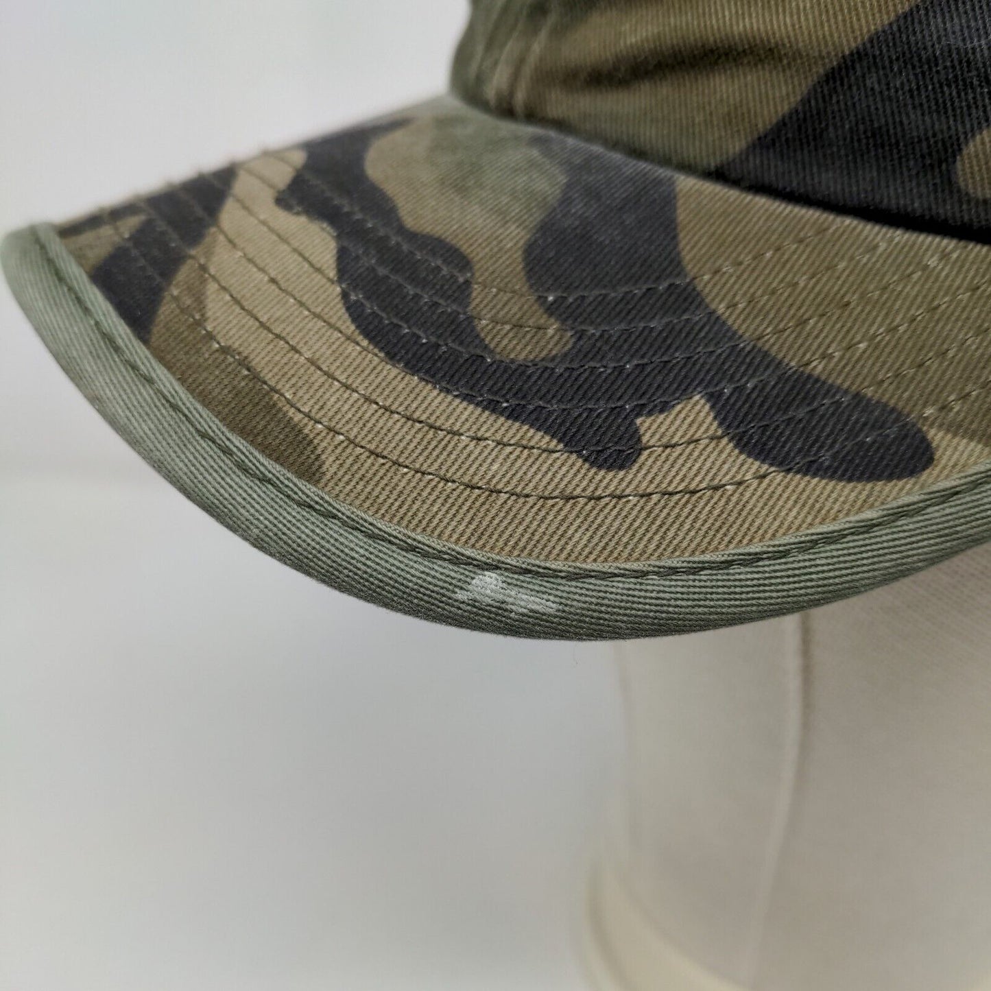 GAP Kids Fitted Hat Green Camo Size S/M Embroidered Logo Cotton