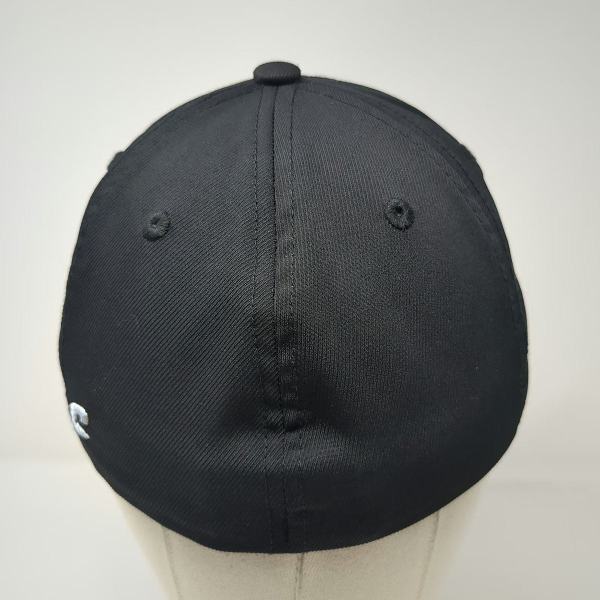 Champro Baseball Cap Black M West Valley Embroidered Stretch Fit Grey Under Hat