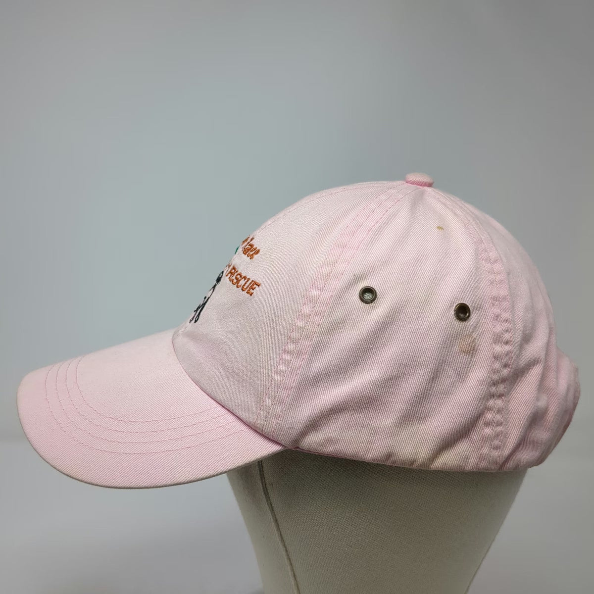 Anvil Baseball Cap Pink OSFM Potcake Place K-9 Rescue Turks Caicos Cotton Hat