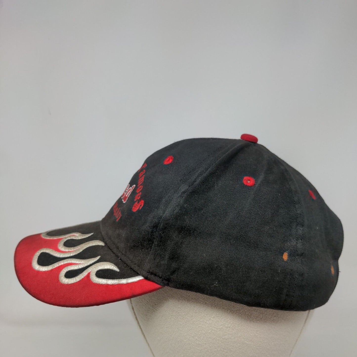 The World Famous G-Red Mighty Mighty Strapback Hat Black OSFM Embroidered Otto