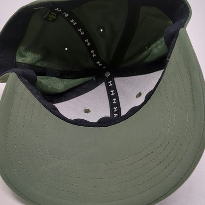 Under Armour Baseball Cap Green L American Flag Patriotic Fitted Performance Hat