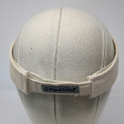 Imperial Visor Beige One Size The Saltwater Angler Key West Strapback Fly Hat