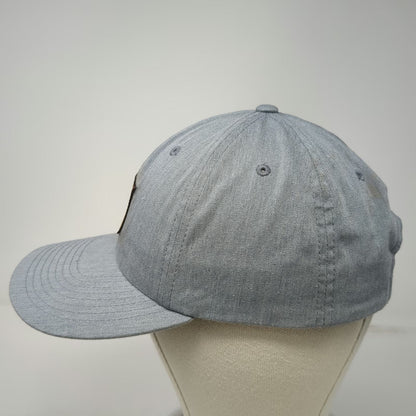 Richardson Baseball Cap Gray One Size Volans Tequila Leather Patch Strapback Hat
