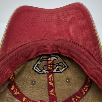 Anima Superman Baseball Cap Brown One Size Strapback DC Comics Embroidered Hat