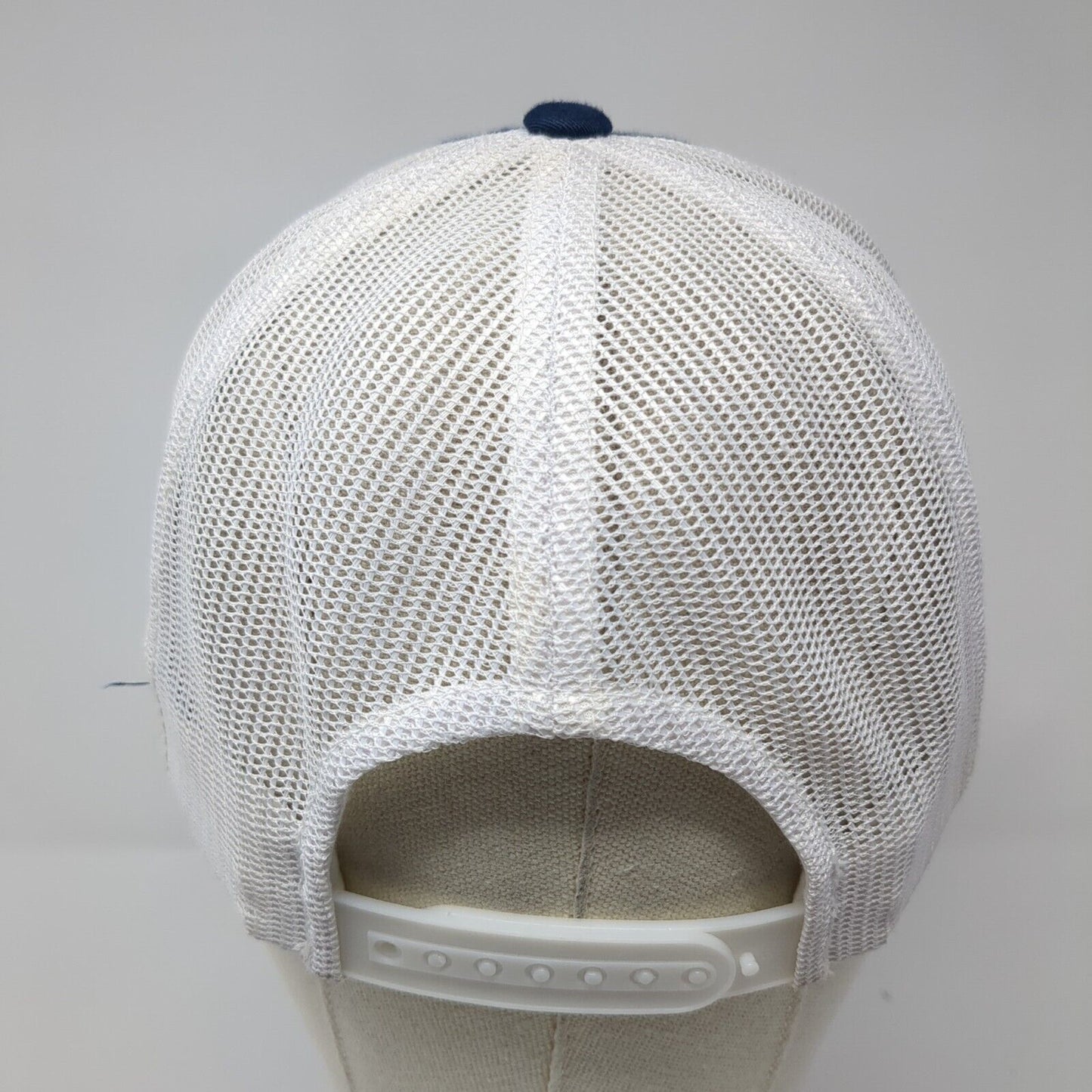 Blue Cross of Idaho Snapback Trucker Hat Blue OS Adjustable Mesh Back Yupoong