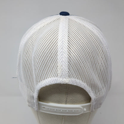 Blue Cross of Idaho Snapback Trucker Hat Blue OS Adjustable Mesh Back Yupoong