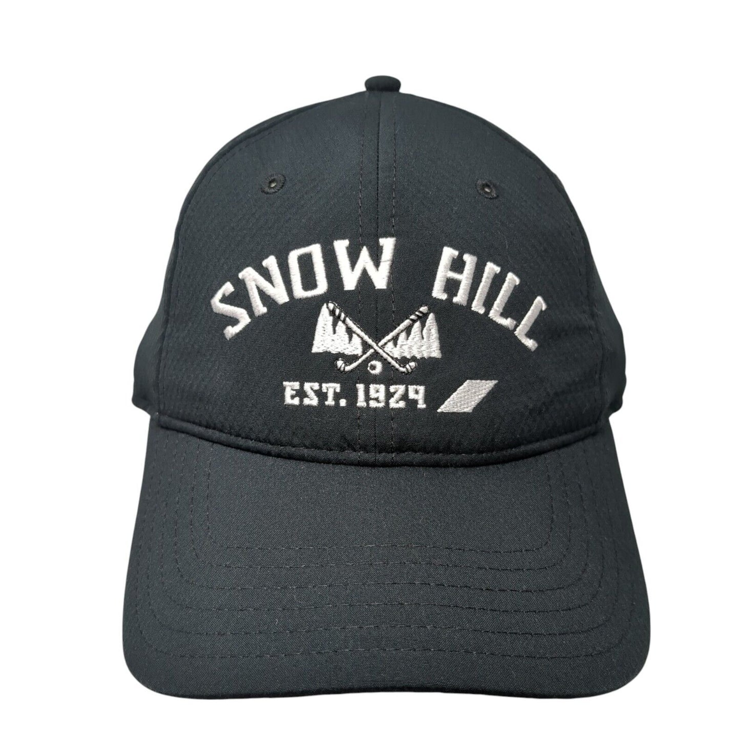 Snow Hill Est. 1924 Strapback Hat Black OS Adjustable Embroidered Under Armour