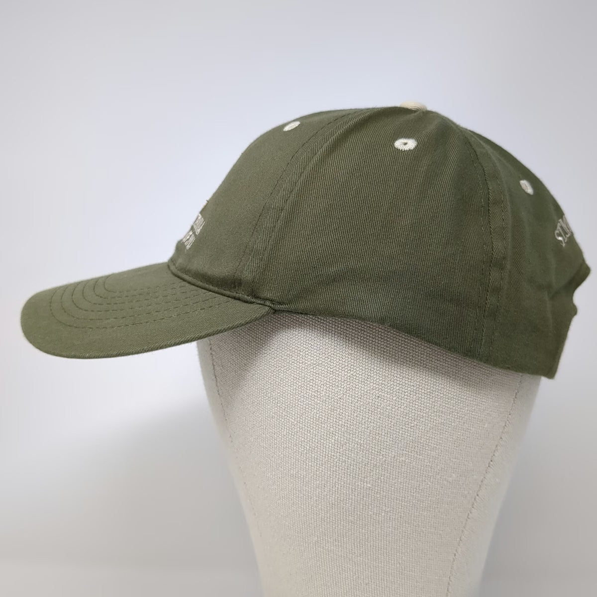Green Baseball Cap One Size St. Maarten Martin Tropical Palm Tree Strapback Hat