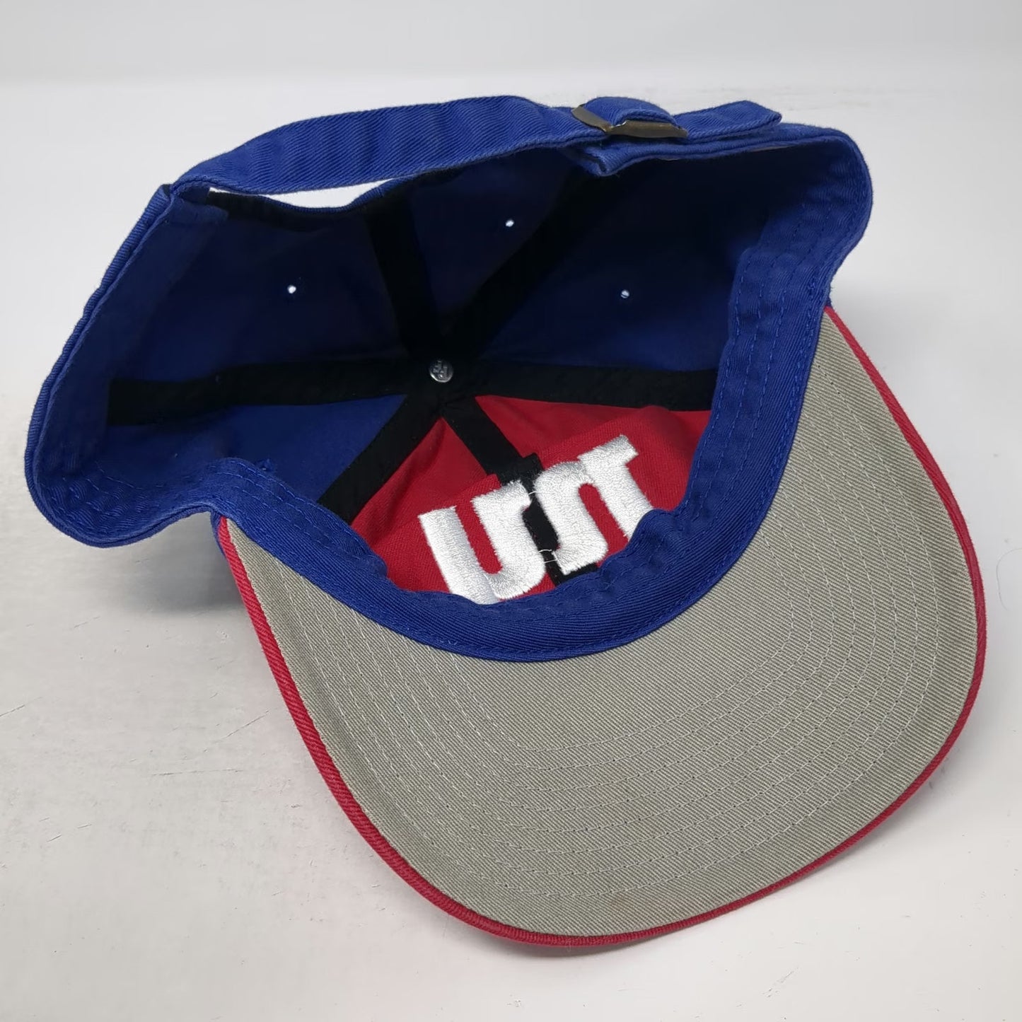 NFL Team Apparel NY Giants Baseball Cap Hat Red Blue White One Size Slideback