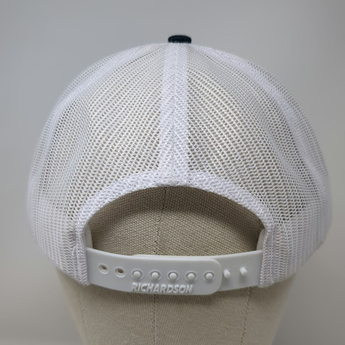 Richardson Trucker Hat Blue White L Summit View CPA Mesh Snapback Logo
