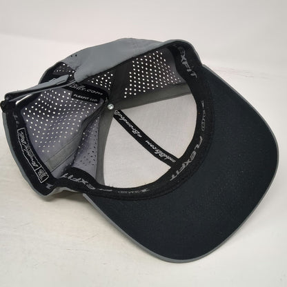 Branded Bills Baseball Cap Gray One Size Perforated 110 Flexfit Strapback Hat