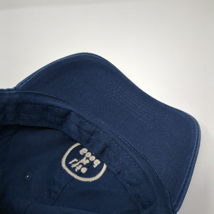 Life Is Good Slideback Hat Blue One Size Adjustable Embroidered Solid