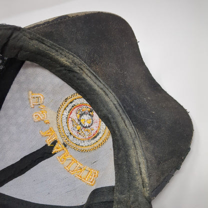United States Marine Corps Strapback Hat Black One Size US Warriors