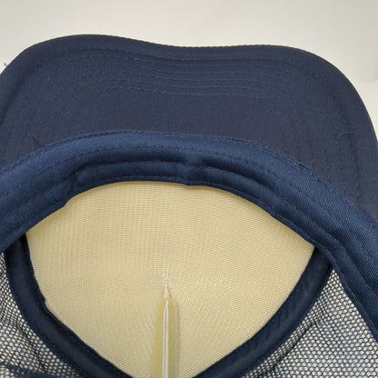 Hotty Toddy Beau & Peyton Est 2021 Snapback Trucker Hat Blue OS Adjustable Mesh