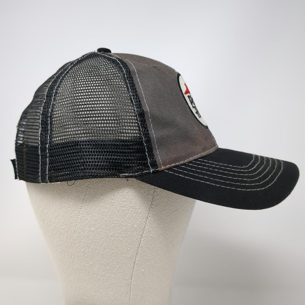 IQ Group Pizza Hut Black One Size Baseball Cap Hat Mesh Strapback Patch Stitch