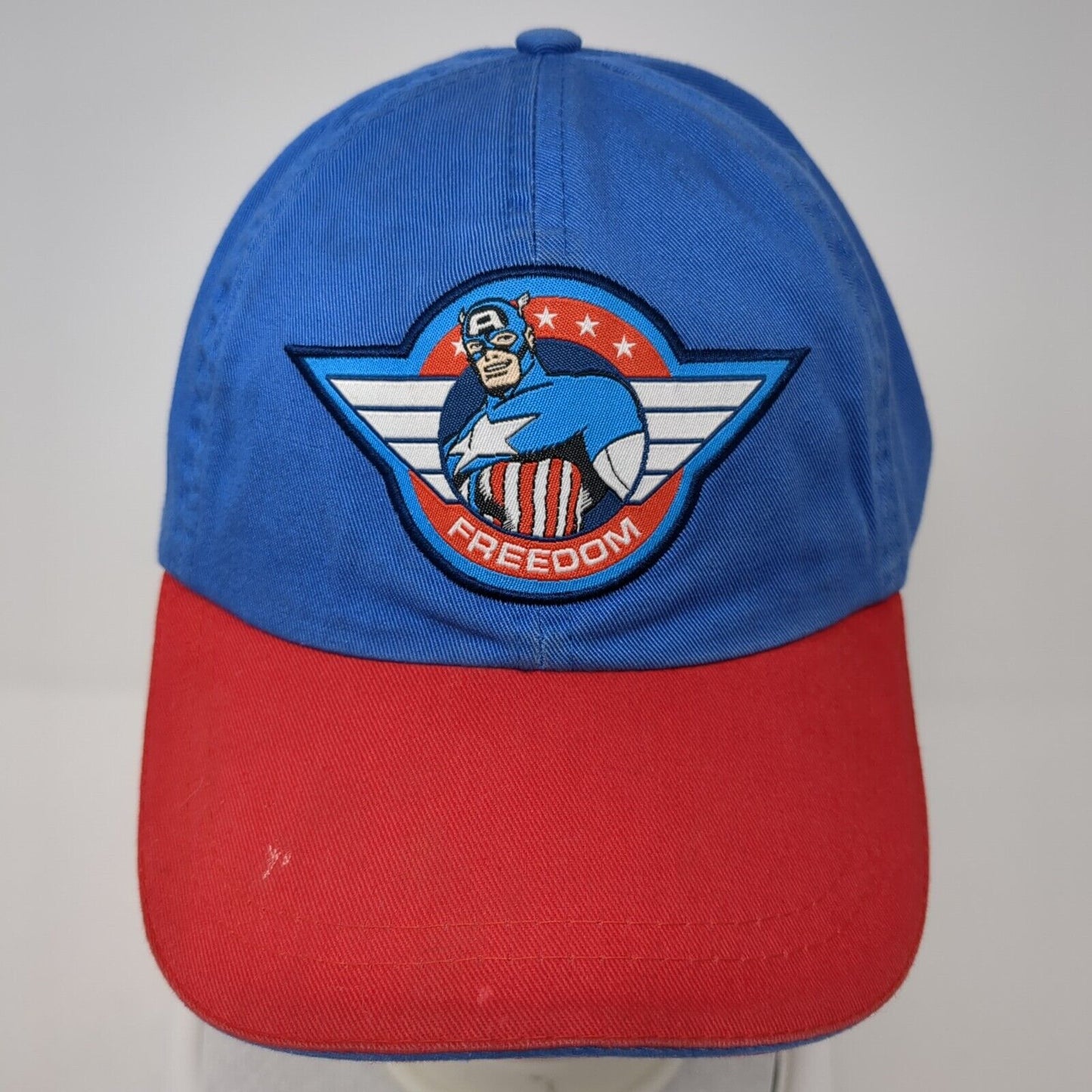 Captain America Freedom Slideback Hat Multi One Size Colorblock Marvel