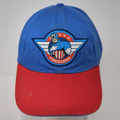 Captain America Freedom Slideback Hat Multi One Size Colorblock Marvel