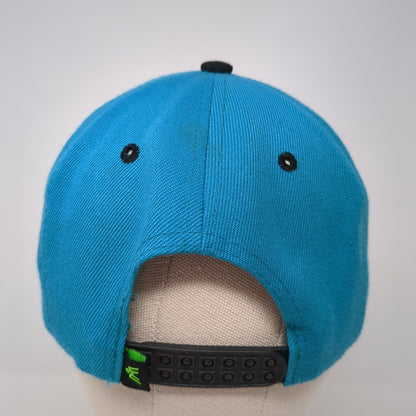 Cali Snapback Hat Blue One Size Adjustable Colorblock America 6 Panel