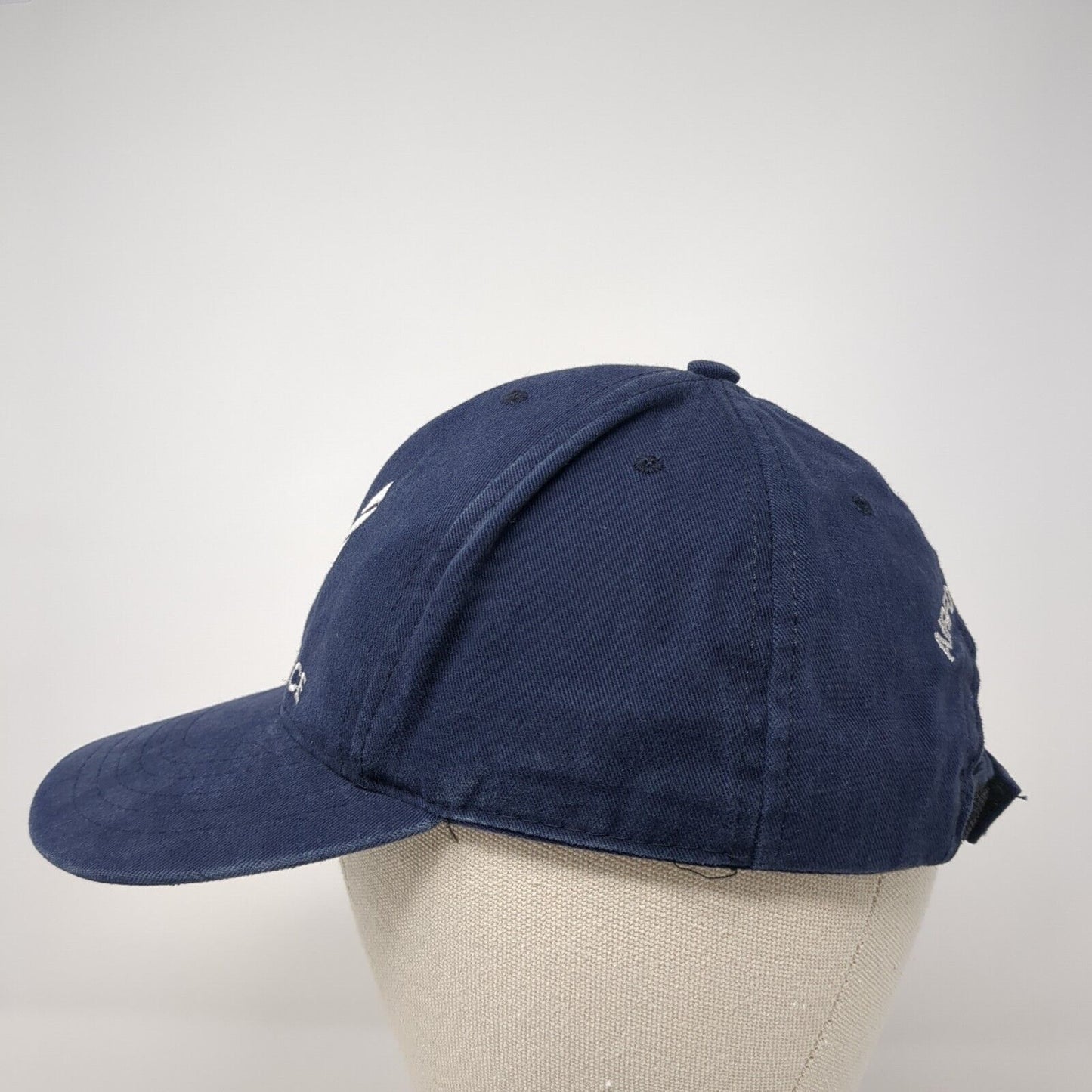 US Air Force Strapback Hat Blue OS Adjustable Embroidered Patriotic 6 Panel