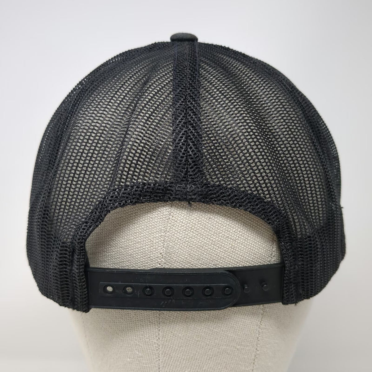 Yupoong Trucker Hat Black One Size Lazy 2 Ranch Bull Patch Mesh Snapback hat