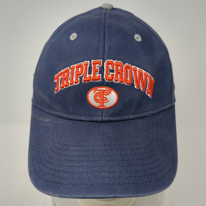 Triple Crown Fitted Hat Blue M/L Lightweight Embroidered Proflex Outdoor Cap