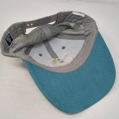 Ace USA Trucker Hat Blue One Size Kodiak Alaska Moose Mesh Back Snapback Travel